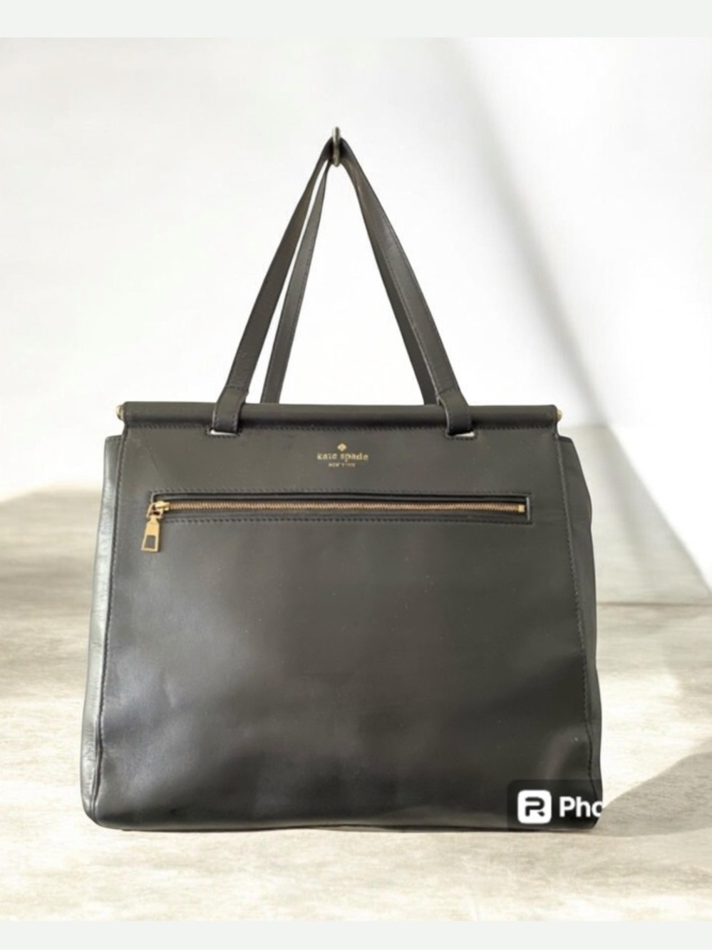 Kate Spade New York Black Leather Cherish Shoulder Bag